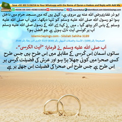 status-of-ayat-al-Kursi-upon-Heaven-and-earth-like-desert-on-a-ring