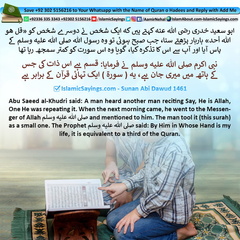 Surah-e-Ikhlas-is-equivalent-to-a-third-of-the-Quran